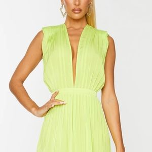 Lime Green Romper